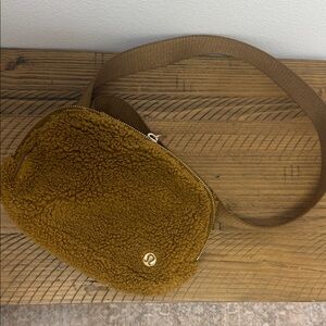 lululemon athletica Tan Sherpa Crossbody Bag